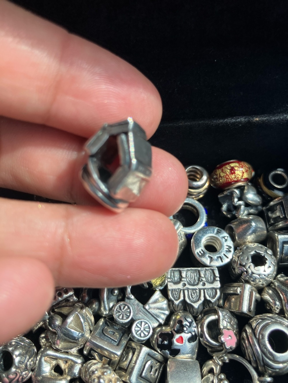 Sterling Silver Trollbeads Bead Charm - Silver
